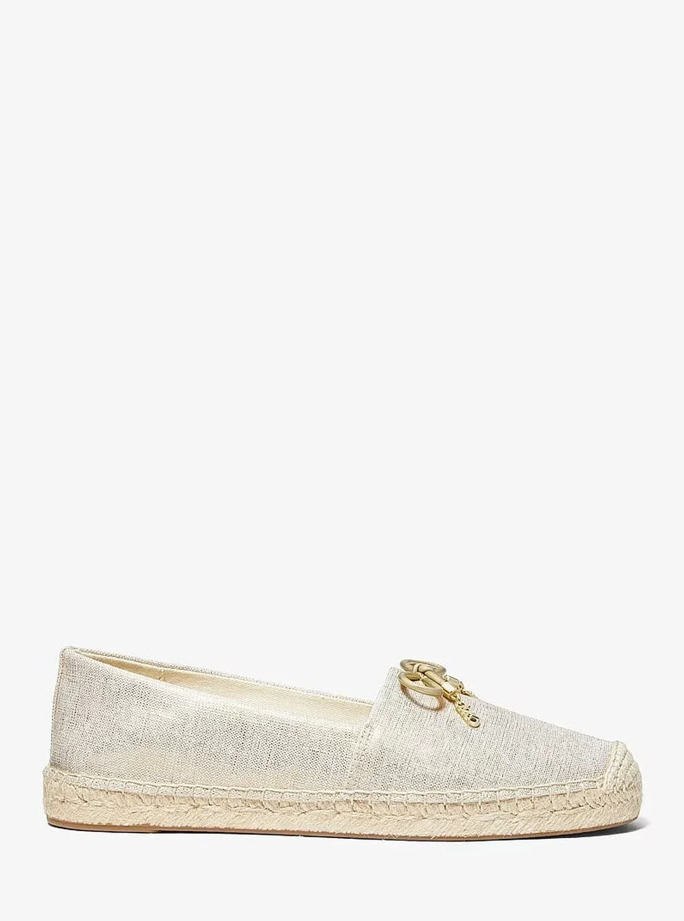 NWT Michael Kors Nori Espadrille - Pale Gold 6